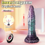 Thrusting Dragon Dildo | Platinum Silicone Fantasy Vibrator with Remote & Heating – Domlust