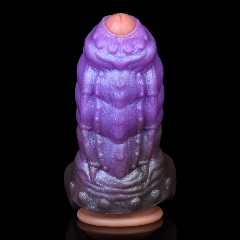 5.5-Inch Fantasy Penissleeve Extender – Flexible Coiling with Bionic Skeleton and Spiral Texture
