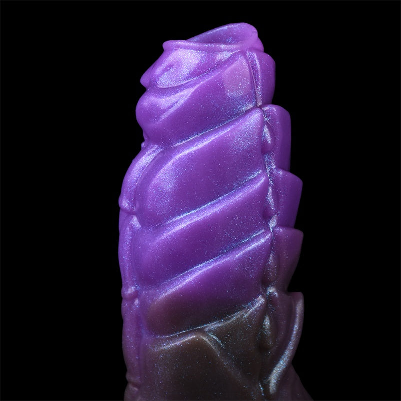 5.5-Inch Fantasy Penissleeve Extender – Flexible Coiling with Bionic Skeleton and Spiral Texture
