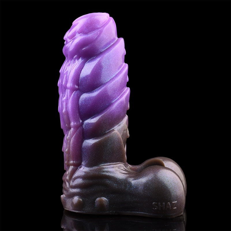 5.5-Inch Fantasy Penissleeve Extender – Flexible Coiling with Bionic Skeleton and Spiral Texture