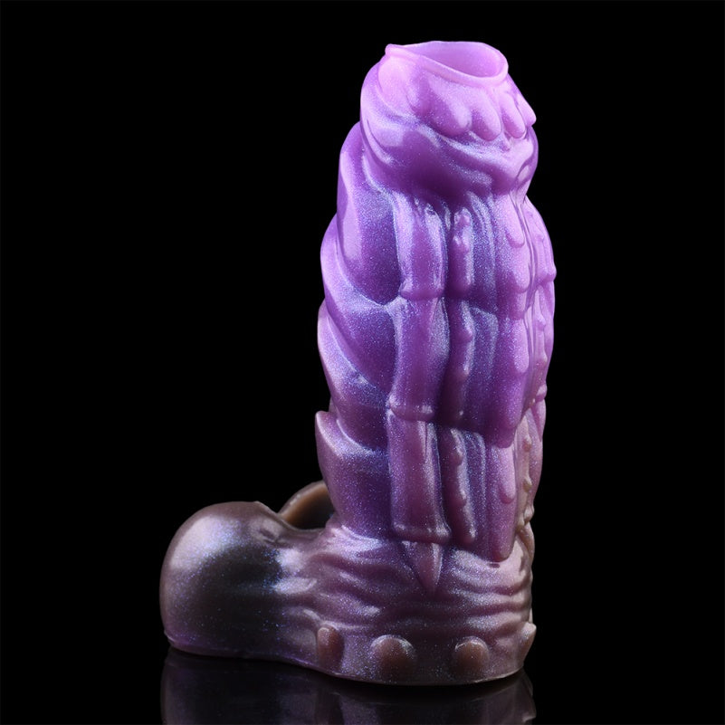 5.5-Inch Fantasy Penissleeve Extender – Flexible Coiling with Bionic Skeleton and Spiral Texture