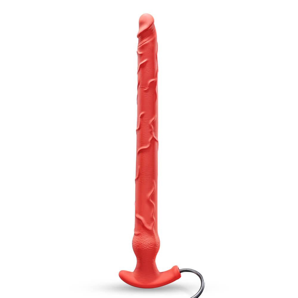 Cannonix-Inflatable-Extra-Long-Anal-Dildo-Red