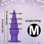 Christmas-Tree-Dildo-Silicone-Butt-Plug-with-Unique-Layered-Design-3-Sizes_13