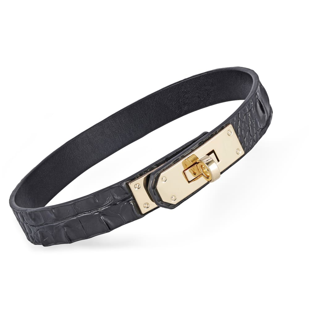 Crocodile Tears - BDSM Leather Collar