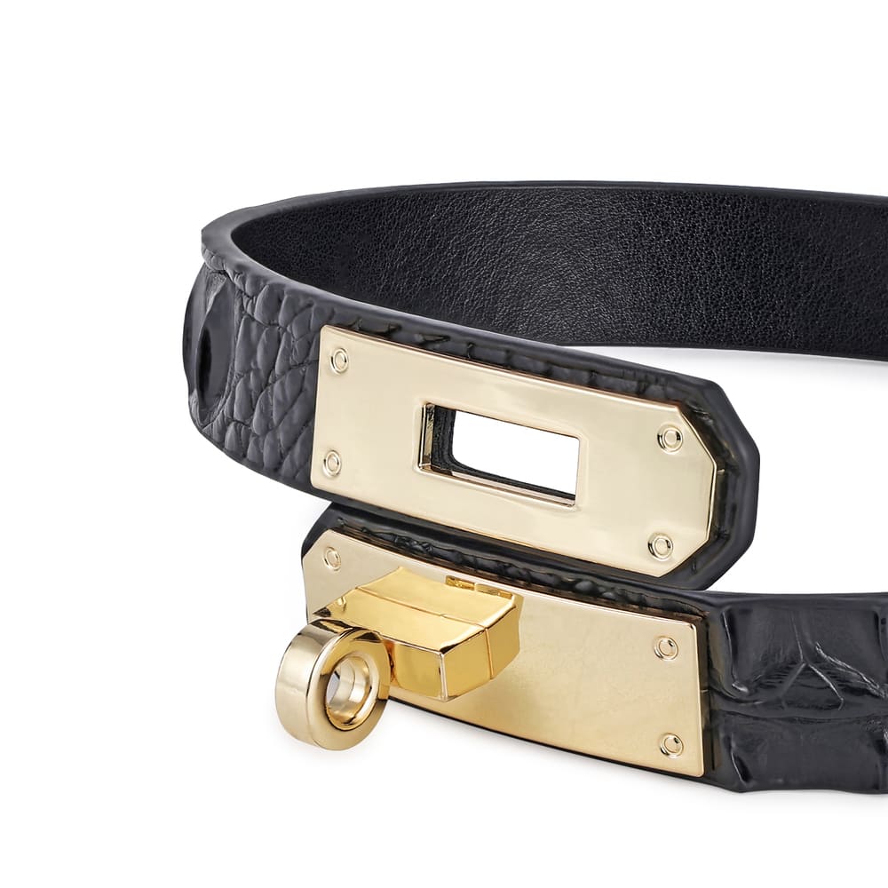 Crocodile Tears - BDSM Leather Collar