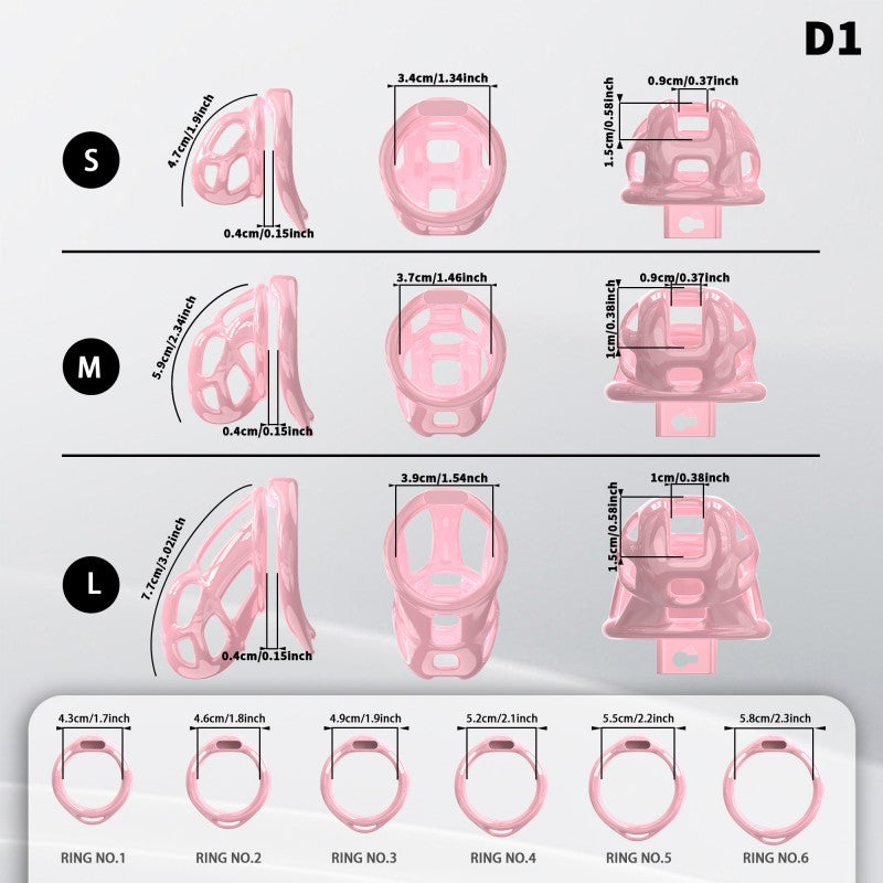 Cobra Upgrade Chastity Lock System | GSD Compatible Modular Ring Design (D1)