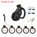 Resin Labia Chastity Lock with Perforated Design for Belt Use