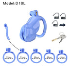 Resin Labia Chastity Lock with Perforated Design for Belt Use