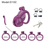 Resin Labia Chastity Lock with Perforated Design for Belt Use