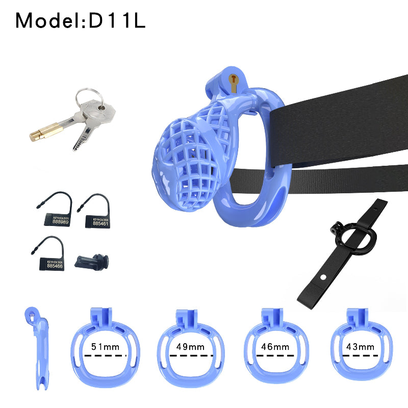 Mesh Ventilated Labia Chastity Cage – Multiple Sizes for All-Day Comfort