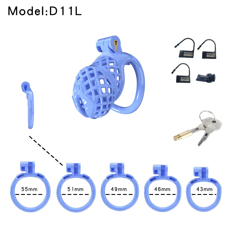 Mesh Ventilated Labia Chastity Cage – Multiple Sizes for All-Day Comfort