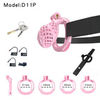 Mesh Ventilated Labia Chastity Cage – Multiple Sizes for All-Day Comfort