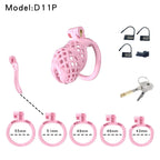 Mesh Ventilated Labia Chastity Cage – Multiple Sizes for All-Day Comfort