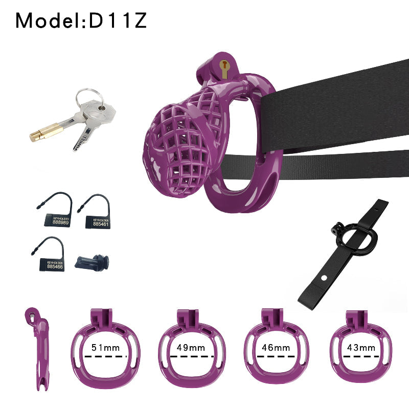 Mesh Ventilated Labia Chastity Cage – Multiple Sizes for All-Day Comfort