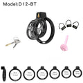 Soft Cobra Chastity Cage Set – Flexible Silicone Cobra Cage with 6 Rings & Lock System
