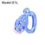 3D Printed Male Chastity Cage with Lock & 5 Rings – Resin Virginity Device with Strap for Men