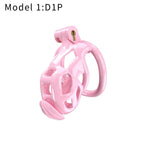 3D Printed Male Chastity Cage with Lock & 5 Rings – Resin Virginity Device for Men