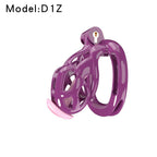 3D Printed Male Chastity Cage with Lock & 5 Rings – Resin Virginity Device with Strap for Men