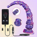 Flexible Camera Dildo Long Tentacle Texture Novelty Toy with Visual Phone App Connection