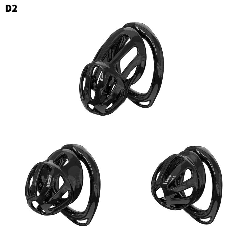 Hollow Design Chastity Cage | Adjustable Ring Locking Device with Harness Strap (D2)