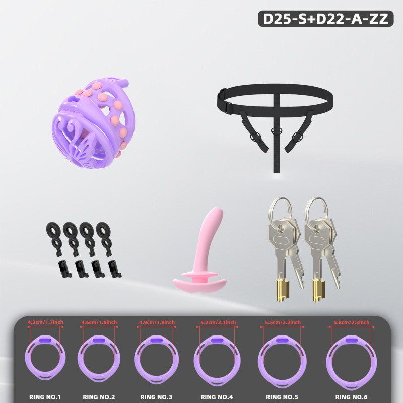 Butterfly Guardian Chastity Cage – Elegant Design, Comfortable Control & Customizable Wear