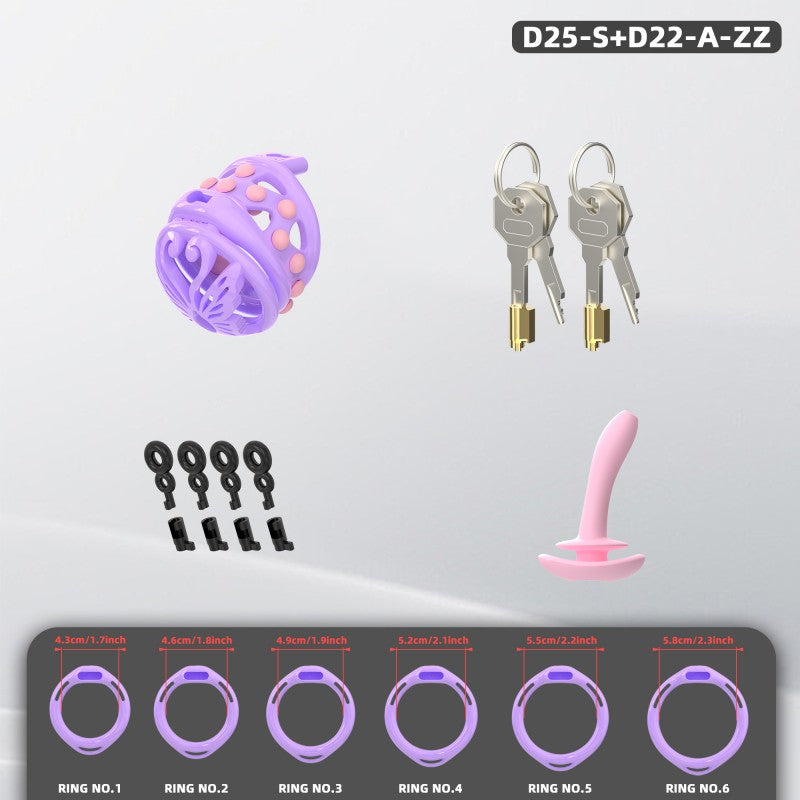 Butterfly Guardian Chastity Cage – Elegant Design, Comfortable Control & Customizable Wear
