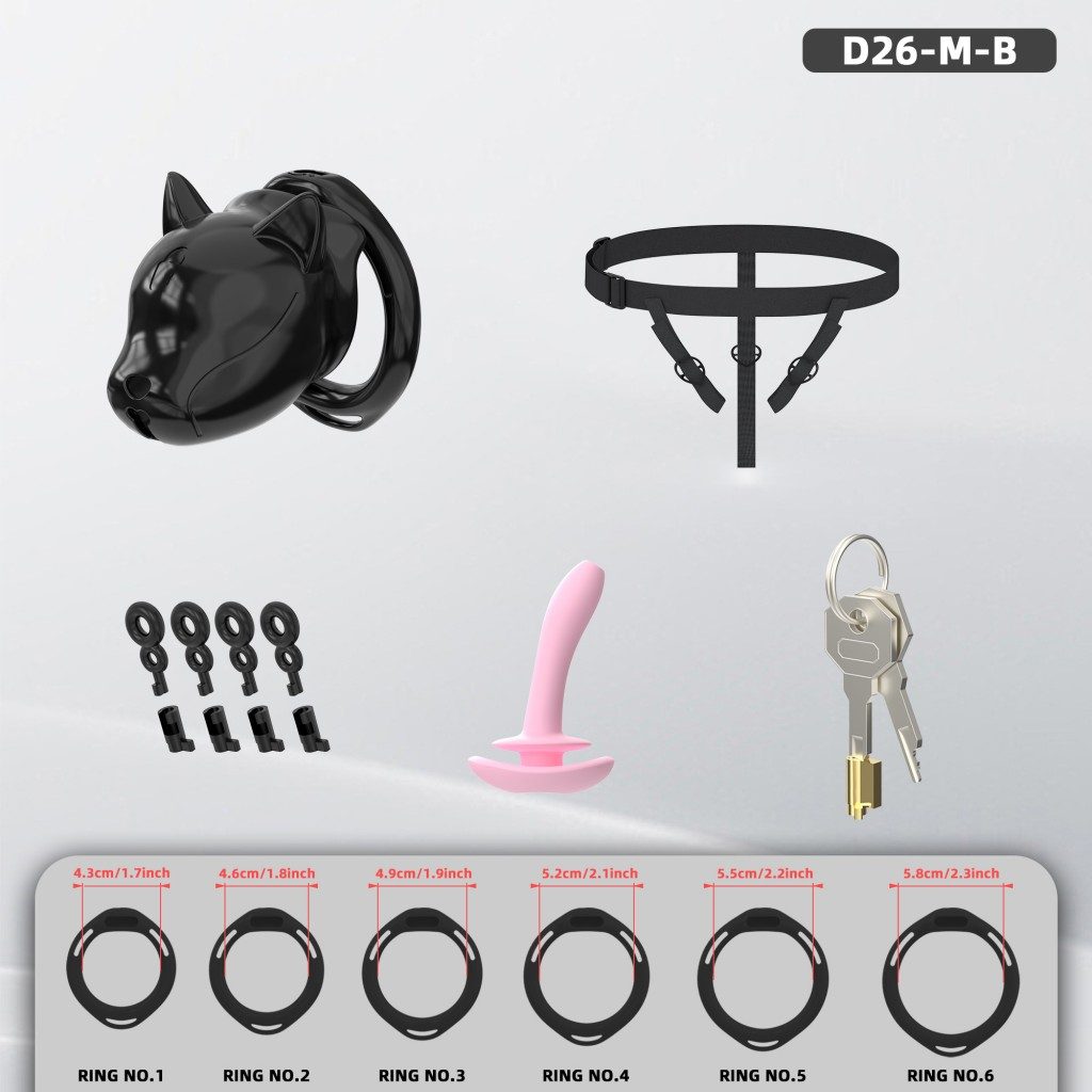 Puppy Chastity Cage for Men – Breathable Urinary Design, Lightweight Secure Fit
