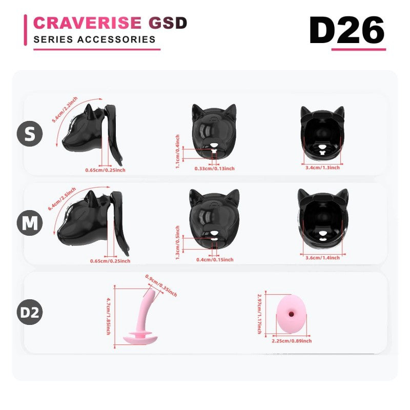 🧩GSD Head Cage Accessories Center Modular System with 20+ Interchangeable Products – Continuously Expanding Collection