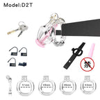 3D Printed Male Chastity Cage – Resin Lock with Strap & Perforated Ring Design for Men