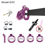 3D Printed Male Chastity Cage – Resin Lock with Strap & Perforated Ring Design for Men