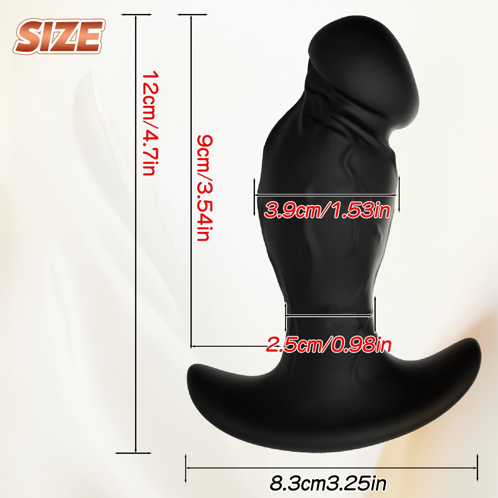 Electro-Stim Vibrating Prostate Massager with Remote Control