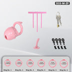 Adjustable Chastity Cage with Removable Silicone Studs | Remote Plug Compatible Locking Device