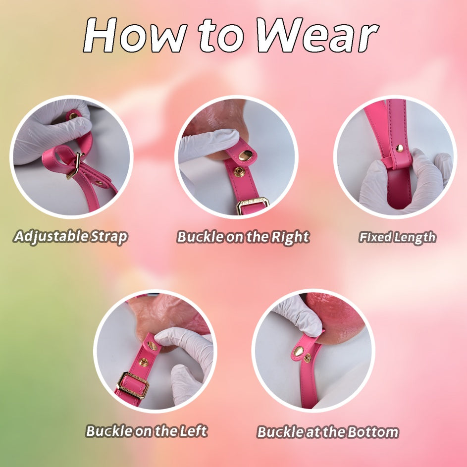 Realistic Strap-On Dildo Dual-Density Silicone Wearable Penis for Lesbian Couples & Role Play