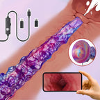 Flexible Camera Dildo Long Tentacle Texture Novelty Toy with Visual Phone App Connection