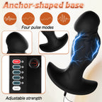 Electro-Stim Vibrating Prostate Massager with Remote Control
