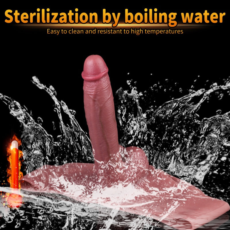 10 Inch Penis Huge Cock Sleeve Sheath Underwear - Silicone Penissleeve Extender Pants for Men