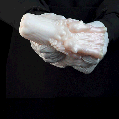 White Dragon Torso Pocket Pussy – Fantasy Oral Silicone Masturbator | Domlust Fetish