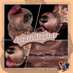 Loyal Dog Milo – Fantasy Animal Head Pocket Pussy | Blowjob Masturbator | Platinum Silicone