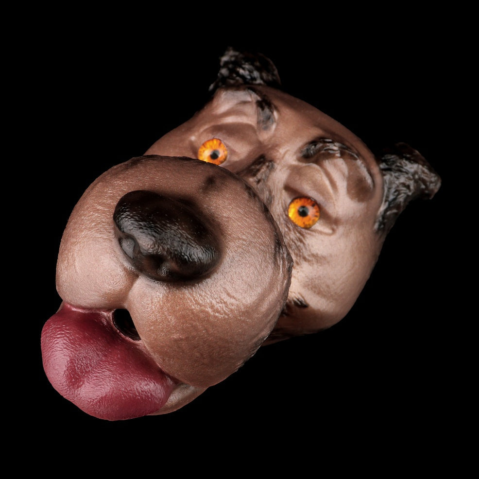 Loyal Dog Milo – Fantasy Animal Head Pocket Pussy | Blowjob Masturbator | Platinum Silicone