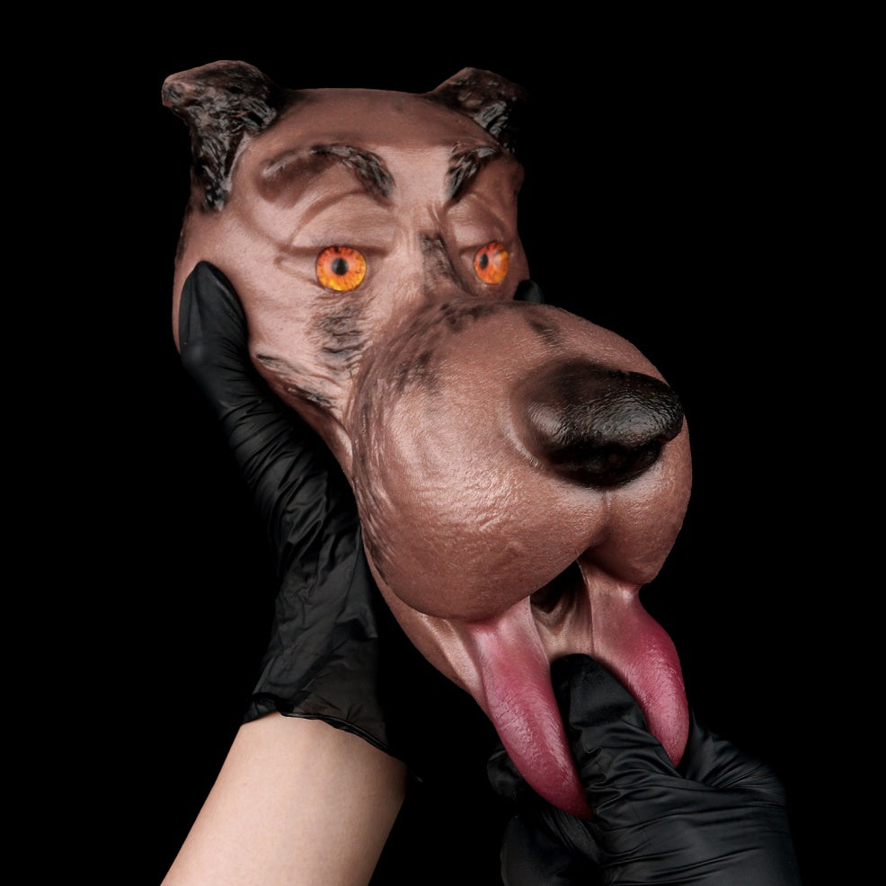 Loyal Dog Milo – Fantasy Animal Head Pocket Pussy | Blowjob Masturbator | Platinum Silicone