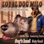 Loyal Dog Milo – Fantasy Animal Head Pocket Pussy | Blowjob Masturbator | Platinum Silicone