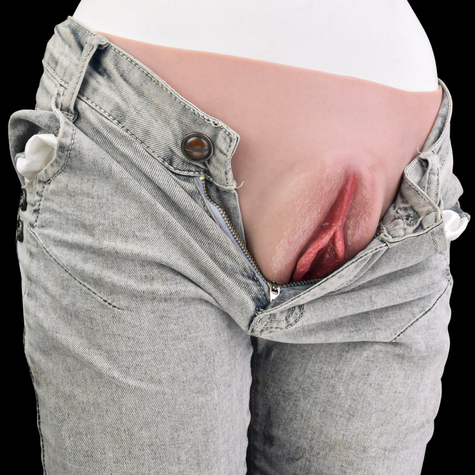 Femboy Silicone Pussy Pants – Realistic Fake Vagina Underwear | Platinum Silicone