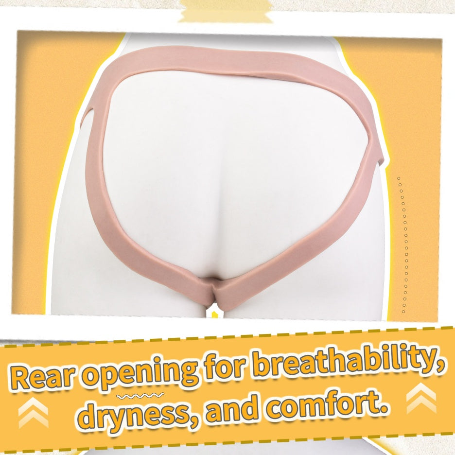 Femboy Silicone Pussy Pants – Realistic Fake Vagina Underwear | Platinum Silicone