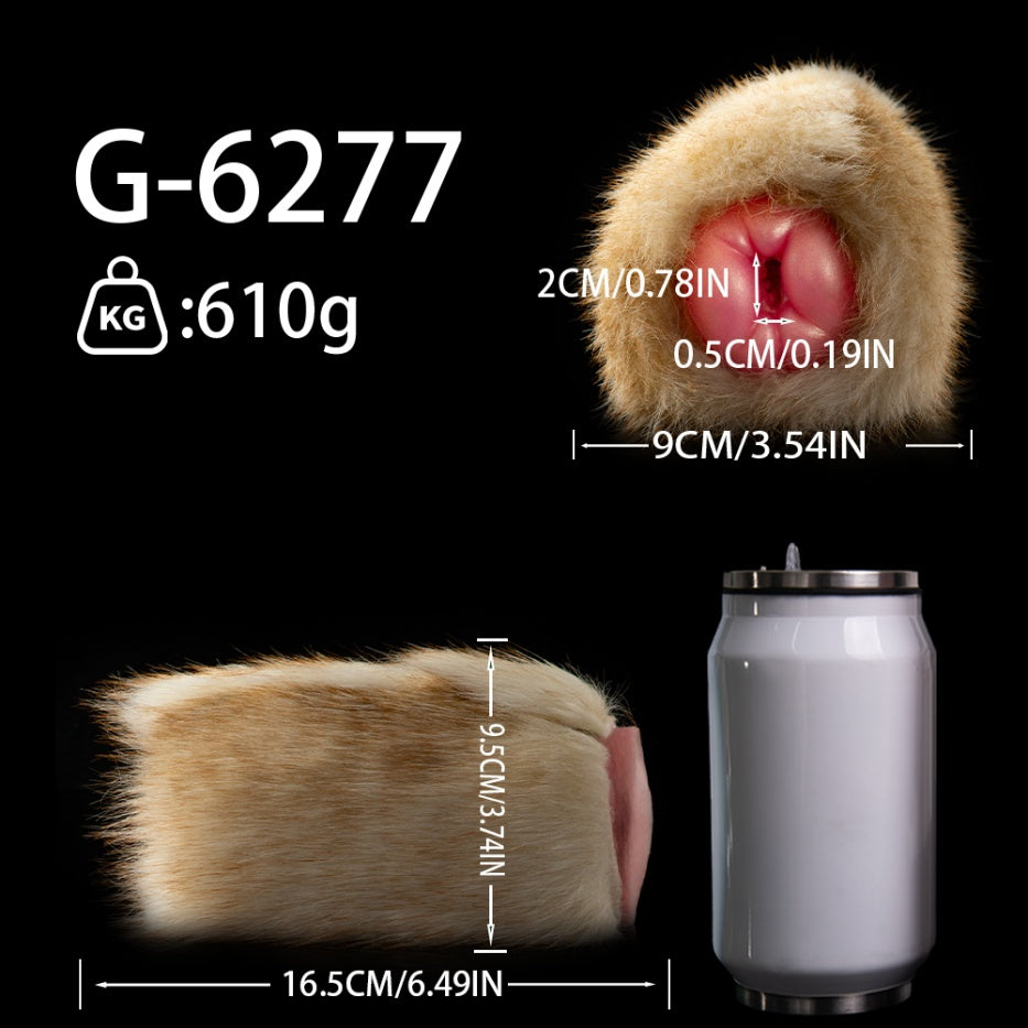 Lop Rabbit Furry Pocket Pussy – Removable Fur Animal Masturbator
