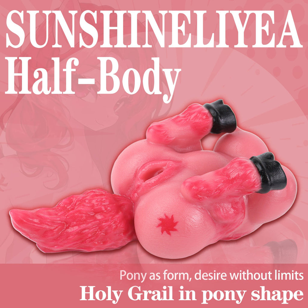 Dual-Channel Horse Pussy Mini Sex Doll — Furry Fantasy Pocket Stroker for Men