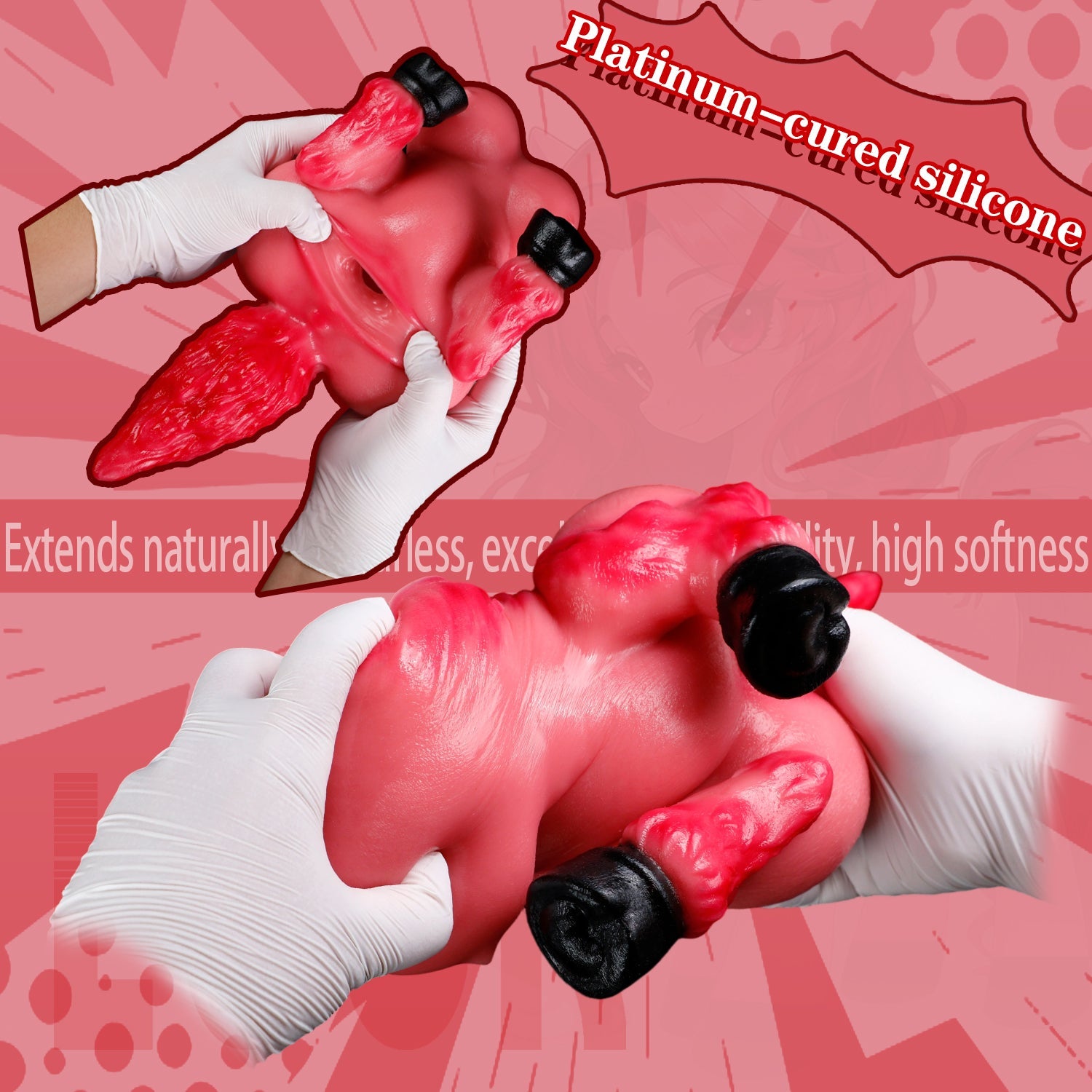 Dual-Channel Horse Pussy Mini Sex Doll — Furry Fantasy Pocket Stroker for Men