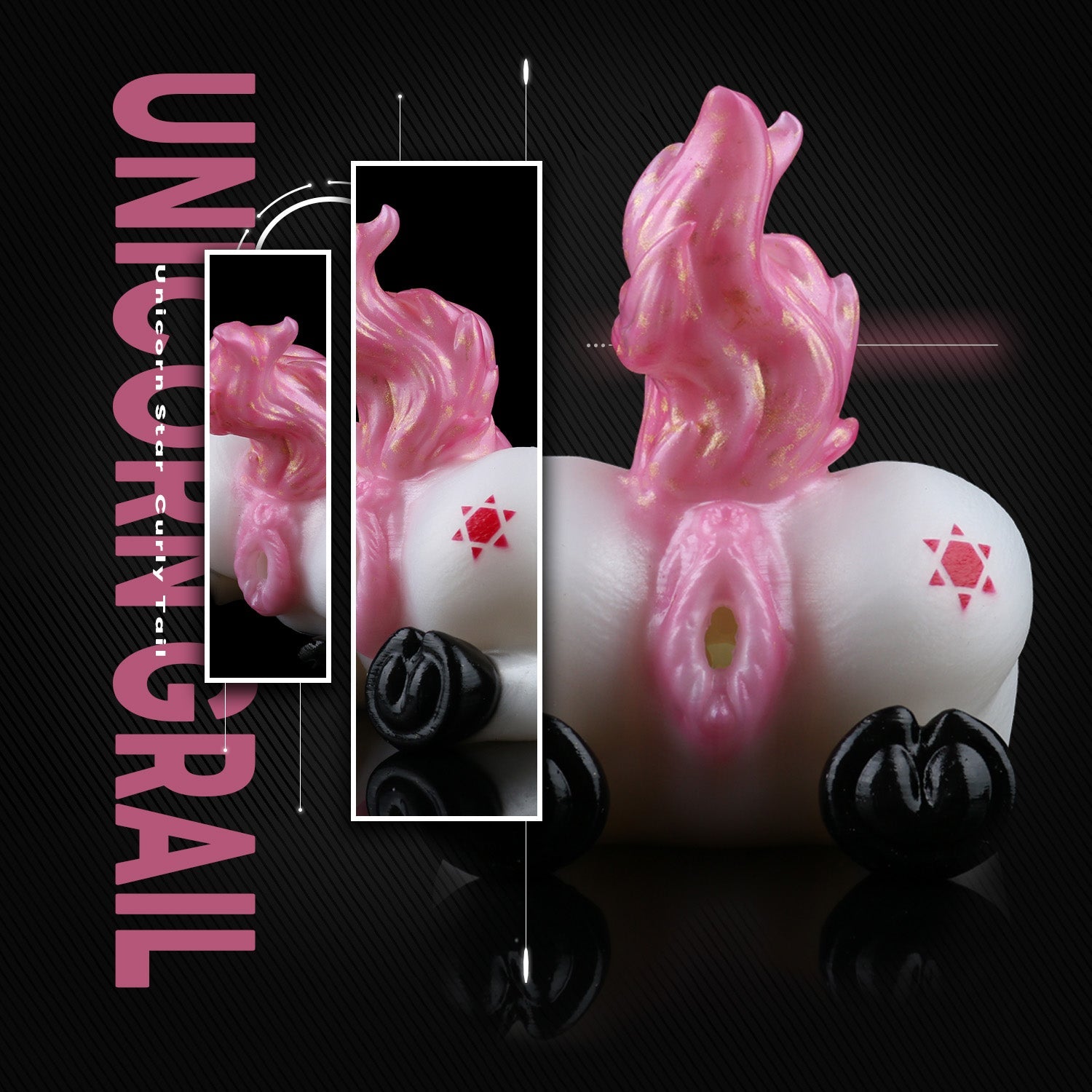 Unicorn Grail Fantasy Horse Torse Sex Doll – Platinum Silicone Animals Pussy Stroker for Immersive Solo Play
