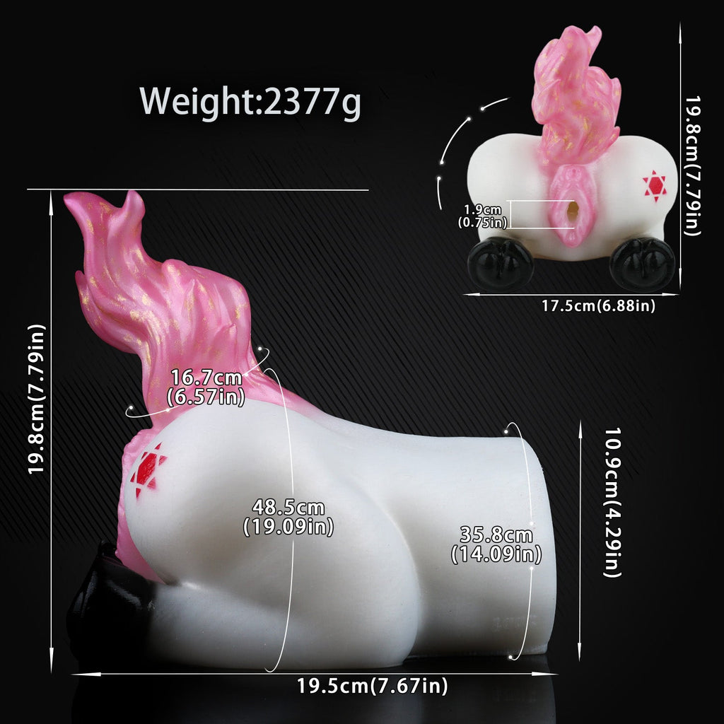 Unicorn Grail Fantasy Horse Torse Sex Doll – Platinum Silicone Animals Pussy Stroker for Immersive Solo Play