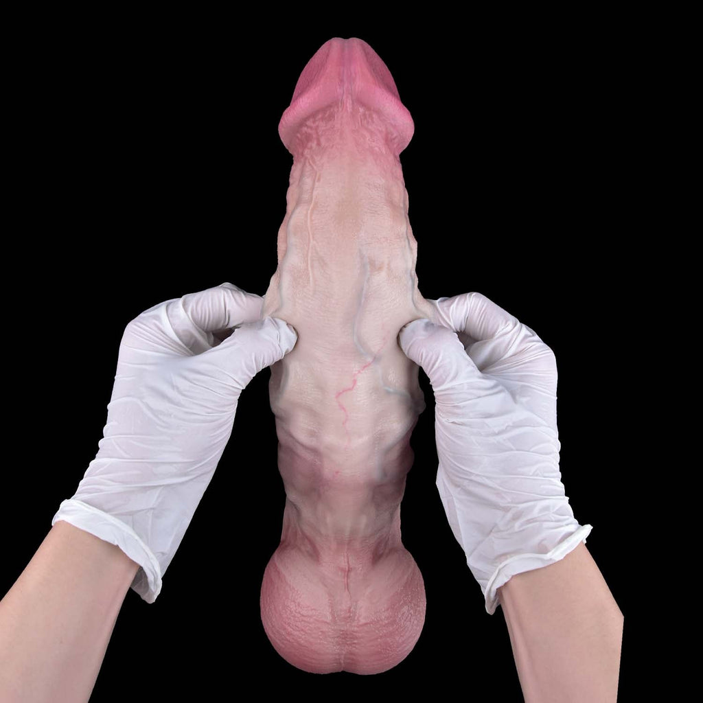 Massive Soul Deep Huge Realistic Dildo | Dual-Density Silicone Giant Dildo for G-Spot | Domlust