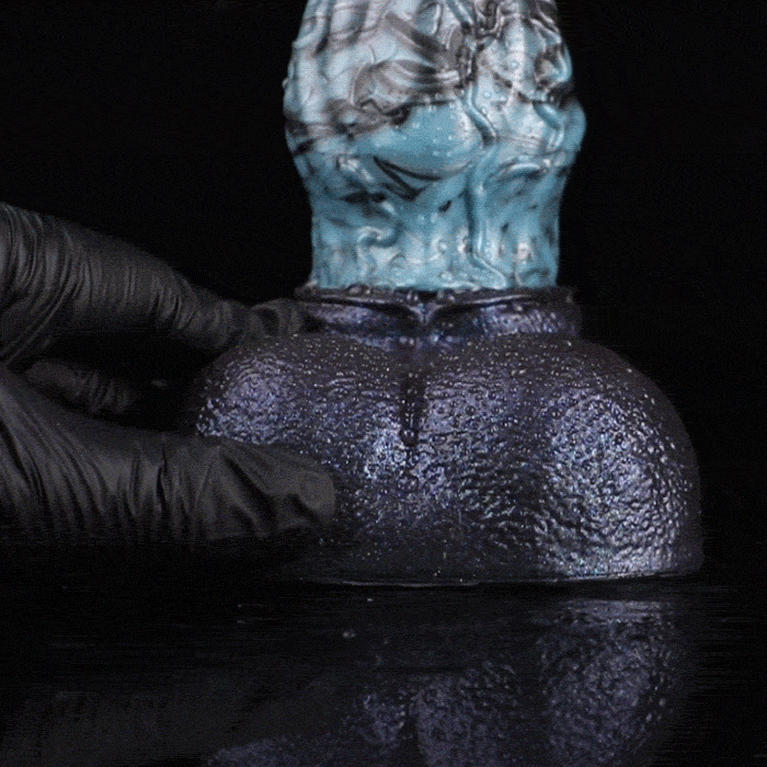 Mythical Creature Textured Dildo Large XL 6.85" / XXL 7.99" Silicone Fantasy Dong